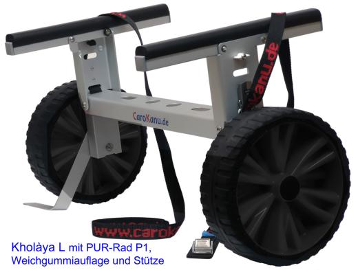 Preview: Kholaya L mit PUR-Rad P1 und Weichgummiauflage