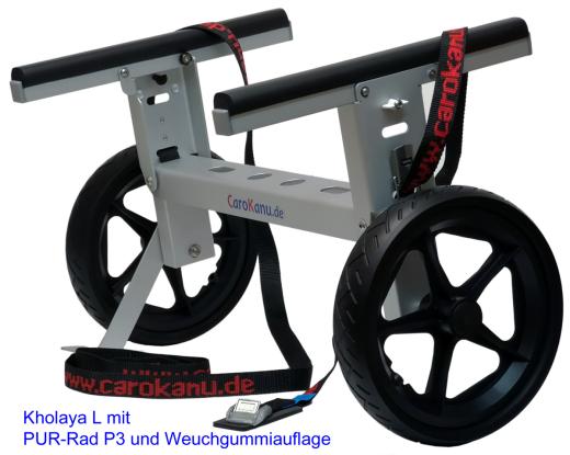 Preview: Kholaya L mit PUR-Rad P3 und Weichgummiauflage
