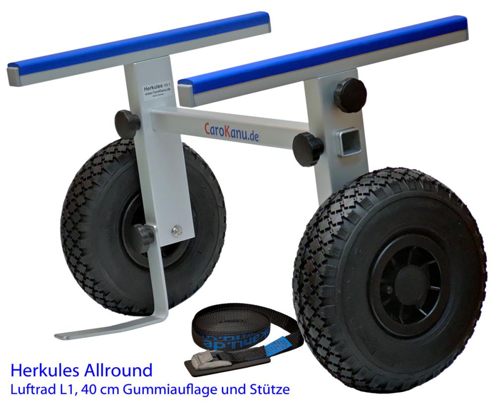 Herkules Allround Luftrad Auflageholme Gummi 40 cm