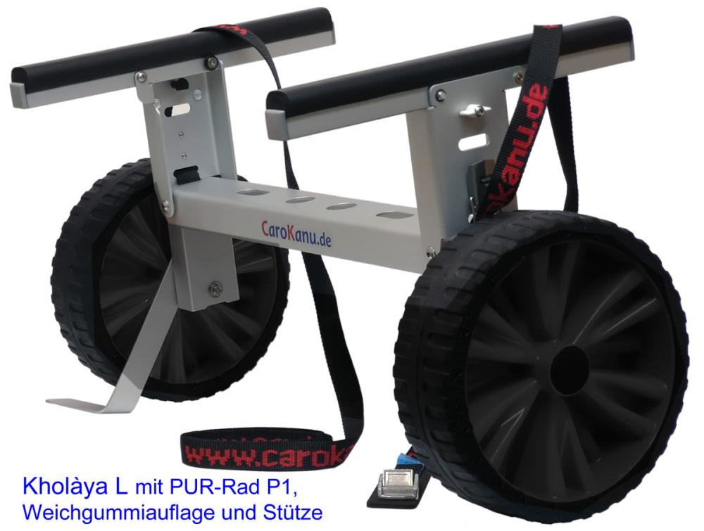 Kholaya L mit PUR-Rad P1 und Weichgummiauflage