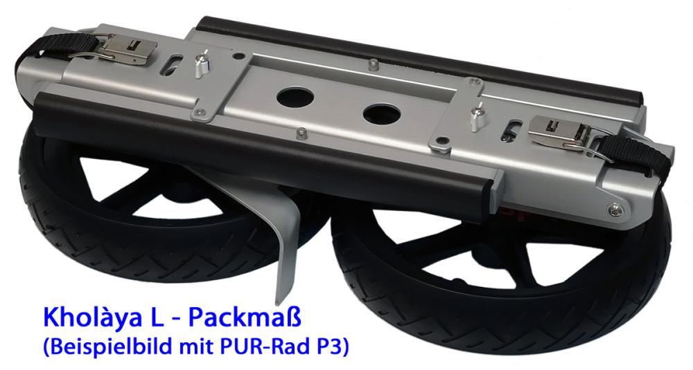 Kholaya L mit PUR-Rad P1 und Weichgummiauflage